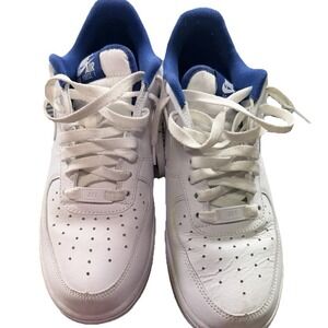 Nike Air Force 1 Low White Blue Youth Size 8Y Sneakers Shoes Unisex